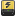 Yellow Thunderbolt Icon 16x16 png